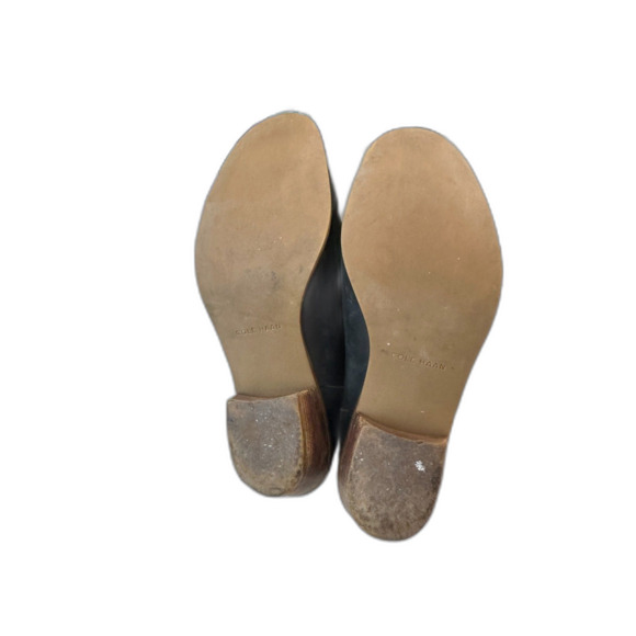 Cole Haan Abbot Black Leather Booties Size 8.5 - Picture 6 of 10